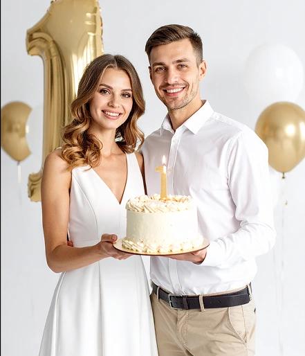 1st Anniversary Cakes to India