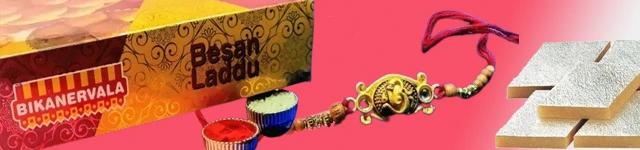 Rakhi with Sweets