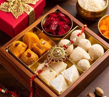 Rakhi With Sweets
