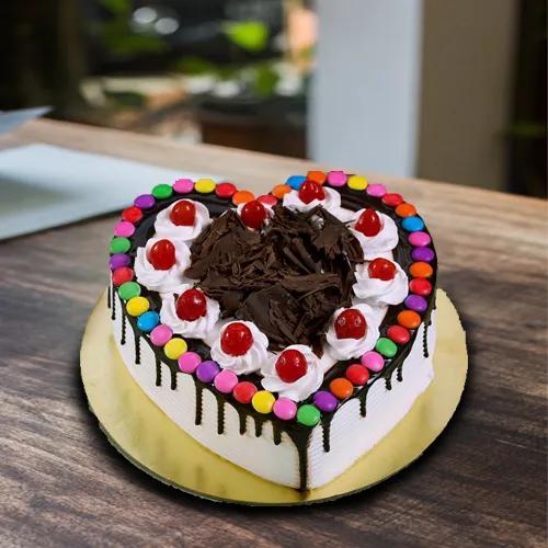 Heart Choco Fusion Cake