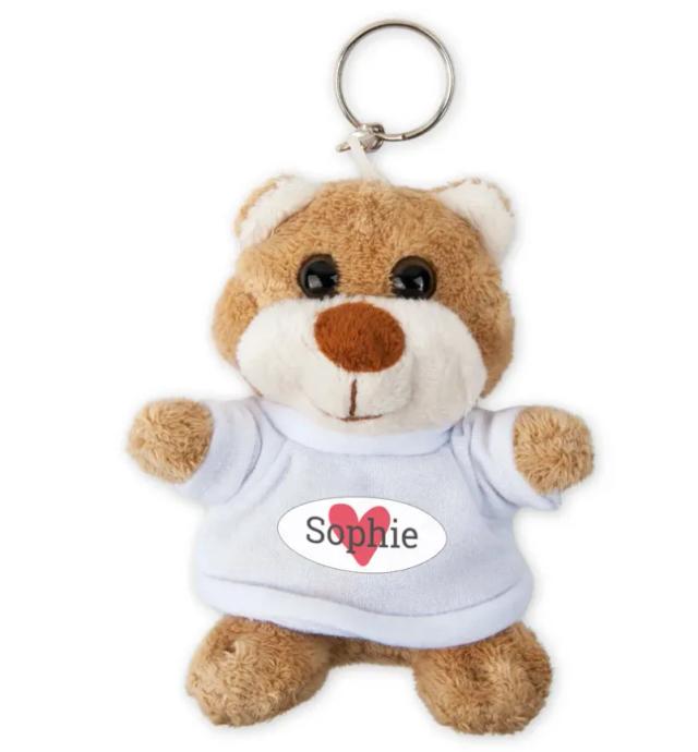 Plush Teddy Bear keyring