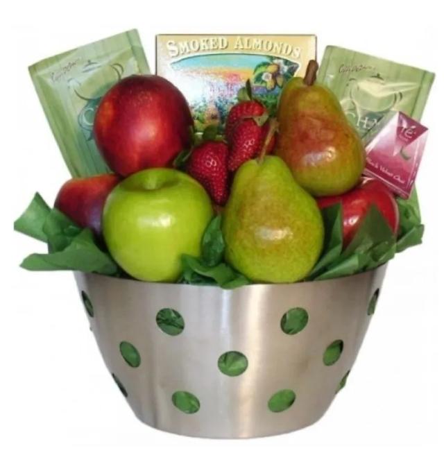 FRUIT MEDLEY HEALTHY GIFT BASKET