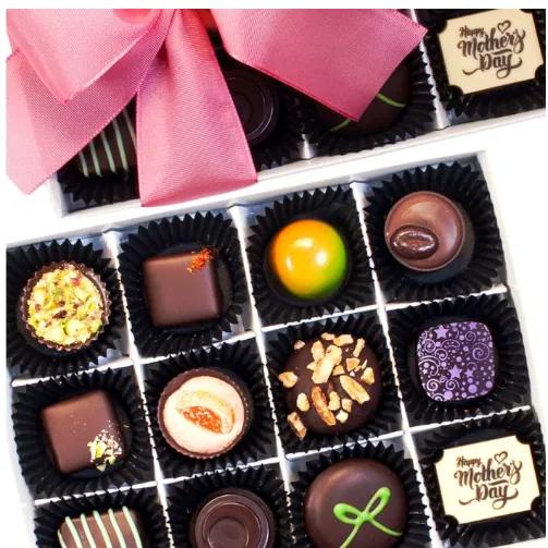 Dark Chocolate Fever Gift Box With Clear Lid