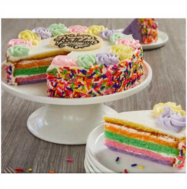 Beautiful Rainbow Cake