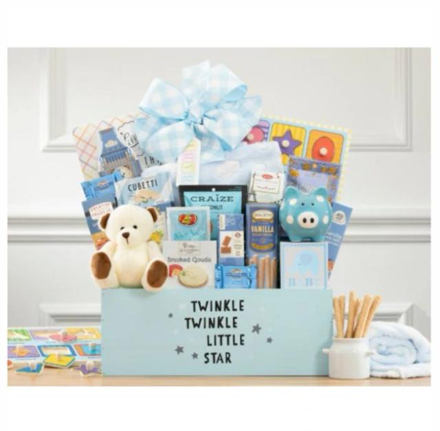 Welcome Home Basket for Baby Boy