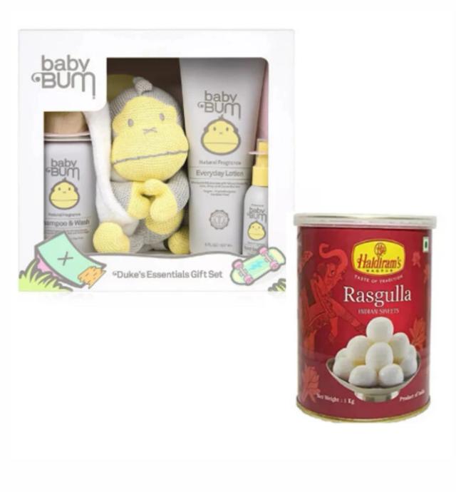 Baby Bum Gift Set with Rasgulla