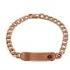 Stainless Steel Rose Gold Medical ID Bracelet For Women