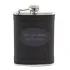 Black Leather Stainless Steel Wrapped Flask