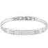 Stylish Silver Plated Bangle with Crystals