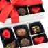 Chocolate Lovers Mini Gift Box With Clear Lid