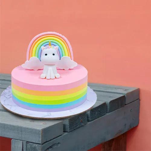 Creative Rainbow Unicorn Cake
