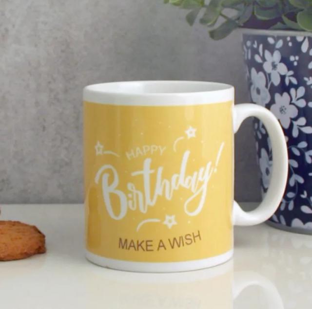 Happy Birthday Make a Wish Mug