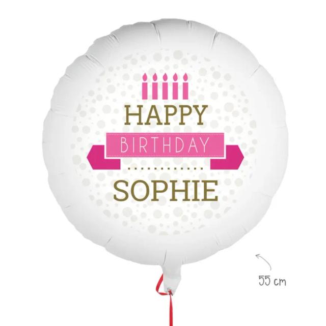 Personalised balloon - Birthday