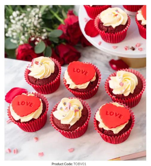 Sent With Love Cupcakes