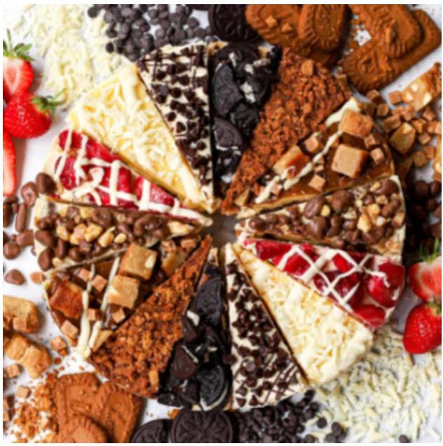 Variety Slice Cheesecake & Luxury Gift Wrap