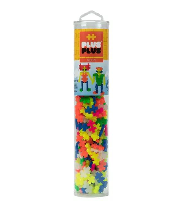 Plus-Plus 240pc Tube Neon Mix