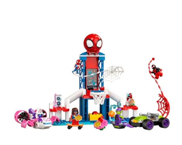 LEGO Marvel Spidey And His Amazing Friends Spider-Man Webquarters Hangout 10784 (155 Pieces)