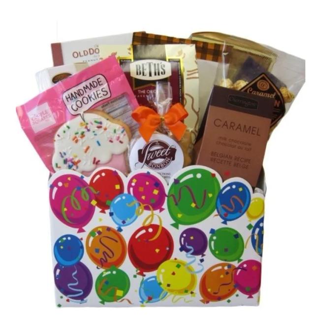 BIRTHDAY CHEER BEAUTIFUL GIFT BASKET