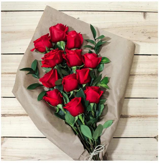 12 Red Roses Bouquet
