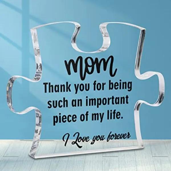 Moyel Gifts for Mom Puzzle Acrylic Plaque Ornaments
