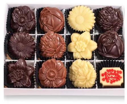 Birthday Flowers For You Gift Box With Clear Lid