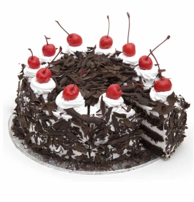 Black Forest Cake with Cherry