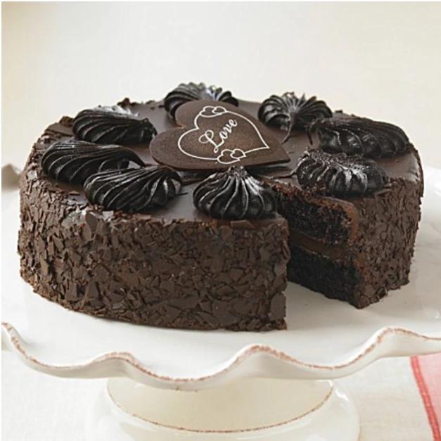 Chocolate Mousse Torte with FREE "Love" Plaque