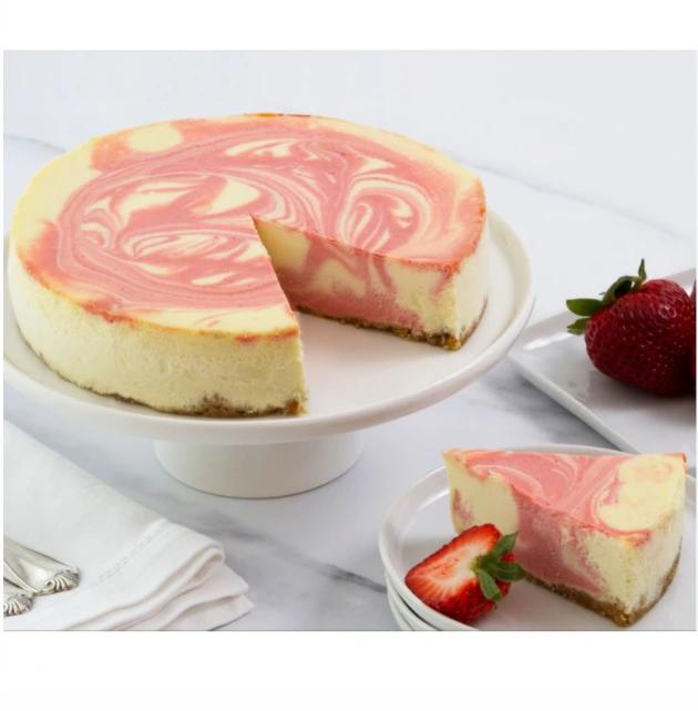 Strawberry Swirl Cheesecake