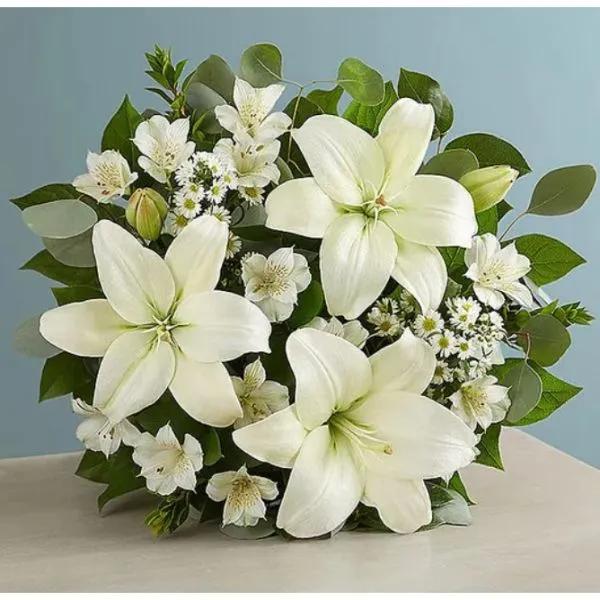 White Lily Bouquet
