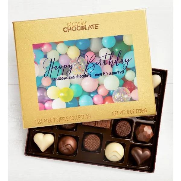 Birthday Now A Party Chocolate Box