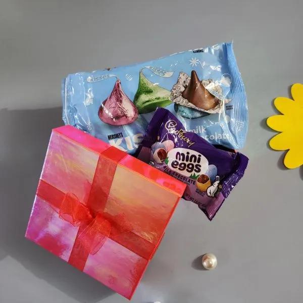 Easter Cadbury Mini Eggs N Hersheys kisses Milk Chocolate