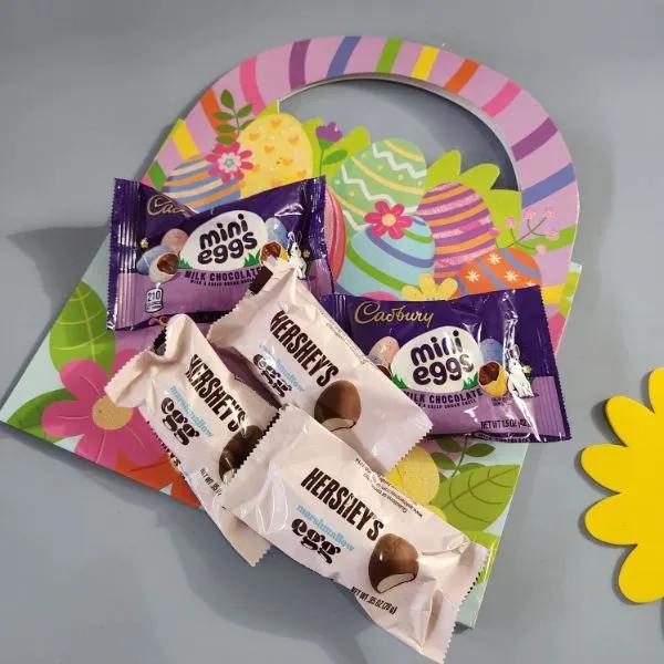Easter Three Hersheys N Cadbury Mini Egg Milk Chocolate