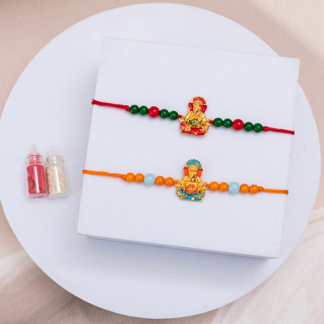 Divine Blessings Rakhi Combo