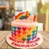 Birthday Heart Unicorn Cake