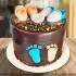 Baby Shower Chocolate Cake