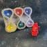 Red Idol Lord Ganesha With Diya Set