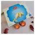 Delicious Kaju Katli With Two Elegant Diyas Combo