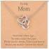 Interlocking Heart Necklace Mothers Day Gifts