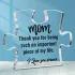 Moyel Gifts for Mom Puzzle Acrylic Plaque Ornaments