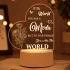 Engraved Night Light with Beautiful Words
