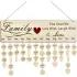 Reminder Calendar Board Wooden Home Wall Hanging Decor