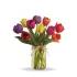 Spring Tulips in Mason Jar