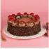 Eggless Double Chocolate Strawberry