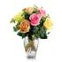 Six Long Stemmed Assorted Roses