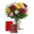 Dozen Mixed Roses Combo