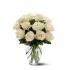 Dozen Long Stemmed White Roses
