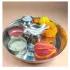 Bhai Dooj Pooja Thali Set with Mauli And Roli Tika