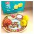 Marble Pooja Thali Set in Combo with Soan Papdi