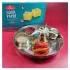 Silver Plated Bhai Dooj Tika Thali with Soan Papdi