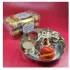 Silver Plated Bhai Dooj Tika Thali with Ferrero